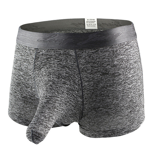 Men's underwear bullet separation boxer briefs sexy U protruding trousers boxer briefs elephant underwear airplane pants dropshipping 443