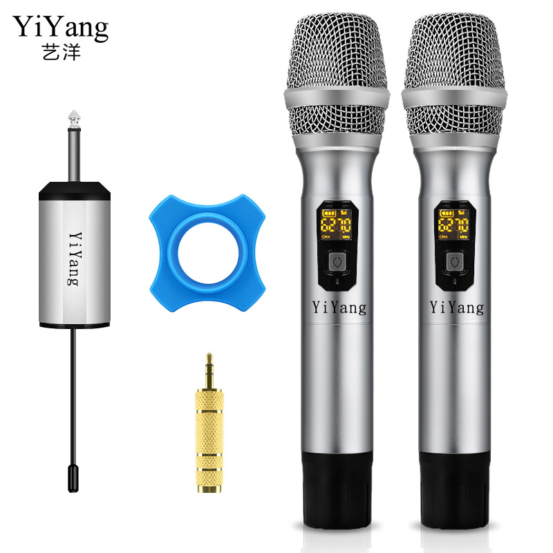 藝洋YiYang 家用無線話筒電視麥克風U段專業電腦K歌錄音