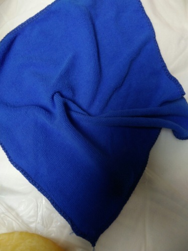 30*30汽车毛巾超细纤维擦车毛巾擦车小方巾吸水洗车清洁毛巾蓝色