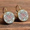 Retro earrings, European style, with gem, Aliexpress, ebay