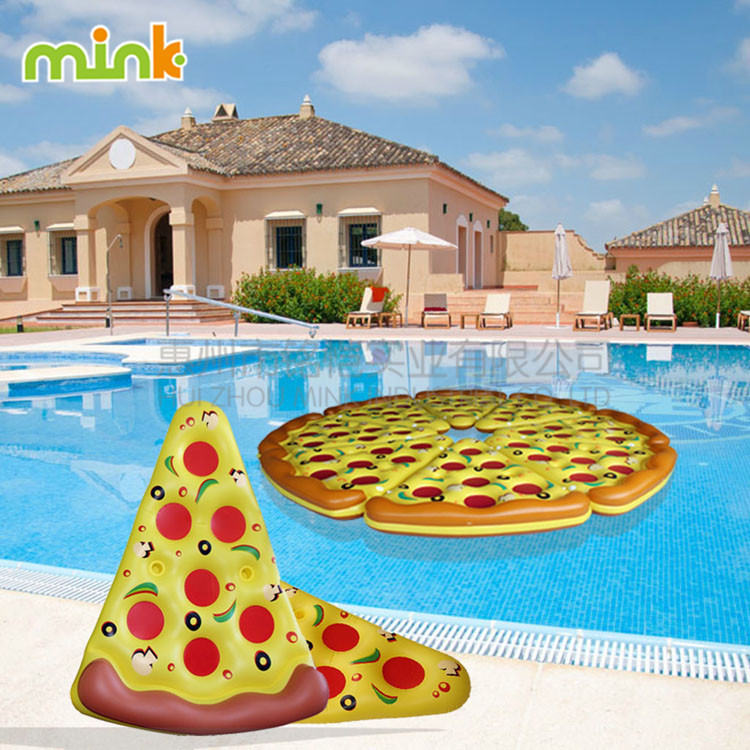 Manufacturer now supplies PVC inflatable pizza floating row pizza…