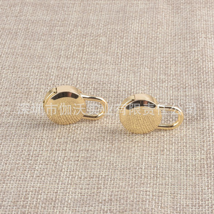 Factory Direct sales 30*18 * mm gold metal round lock notebook decoration accessories