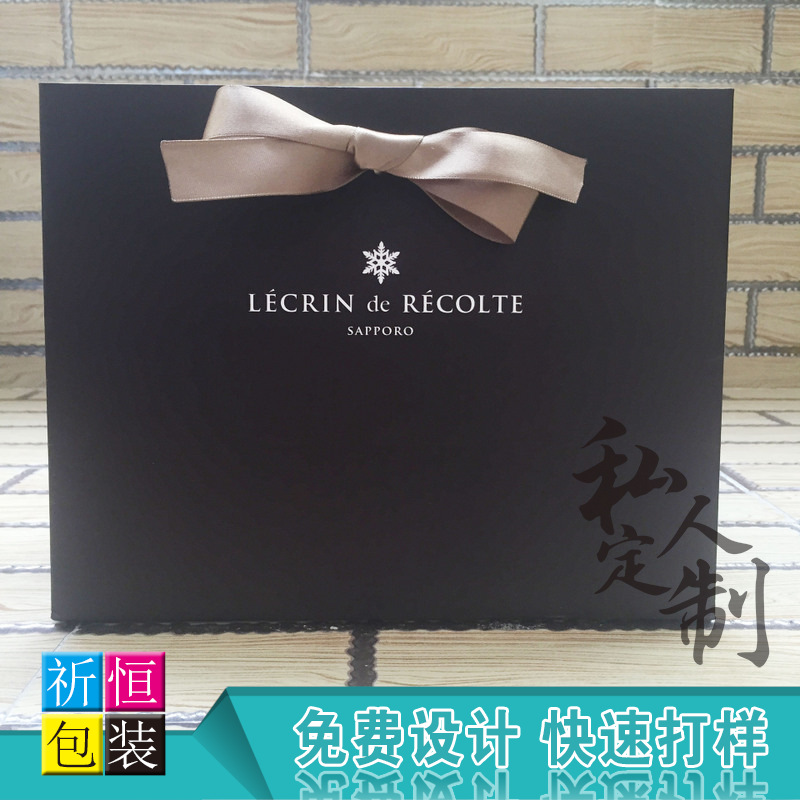 店长推荐蝴蝶结纸袋礼品袋外贸出口铜版新品服装手提跨境热销纸质