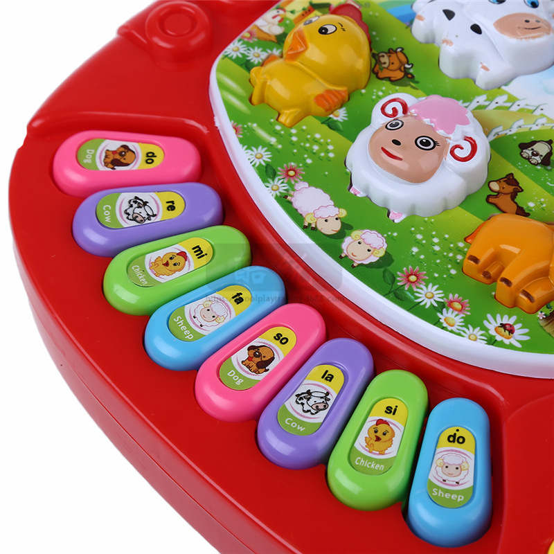 儿童农场动物电子琴婴幼儿玩具宝宝早教启蒙玩具动物发声音乐琴