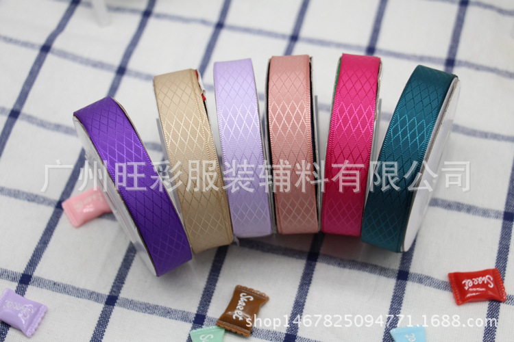菱形织带角形织带礼品盒印刷带服饰鞋帽玩具饰品汉服缎带