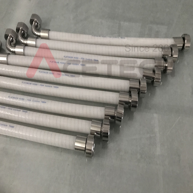 厂家直销 铂金硫化硅胶食品管 食品级硅胶管 硅胶钢丝编织软管