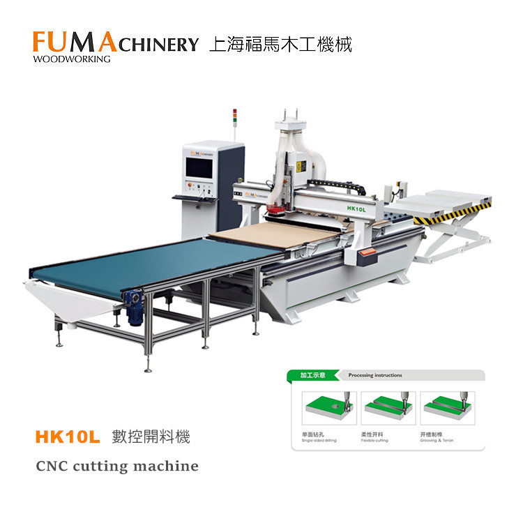 木工机械、板式家具智能设备、HK10L数控开料机、数控下料机