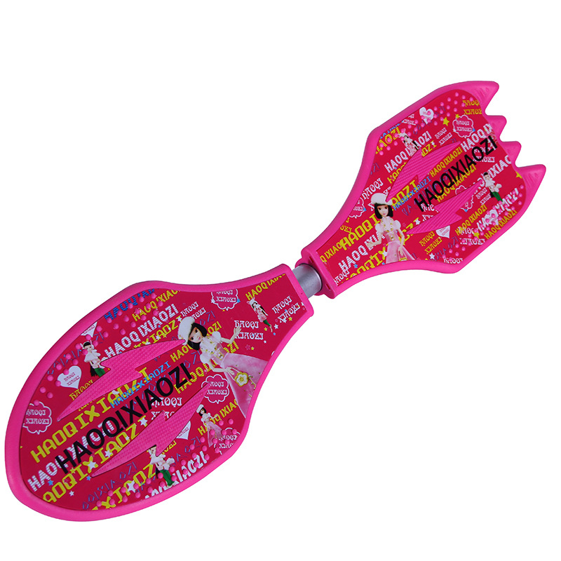 Curious boy children's vitality board swimming dragon board two-wheel torsion board rocket board factory direct support