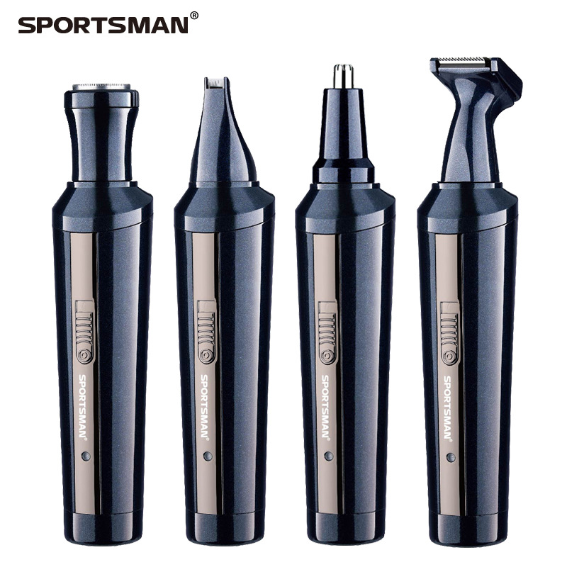 SPORTSMAN SM-421多功能四合一电动迷你剃须刻字鬓发刀鼻毛修剪器
