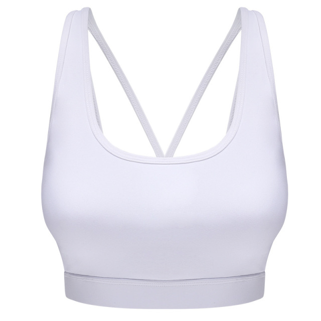 Sports Yoga vest lady back sleeping gather bra wholesale