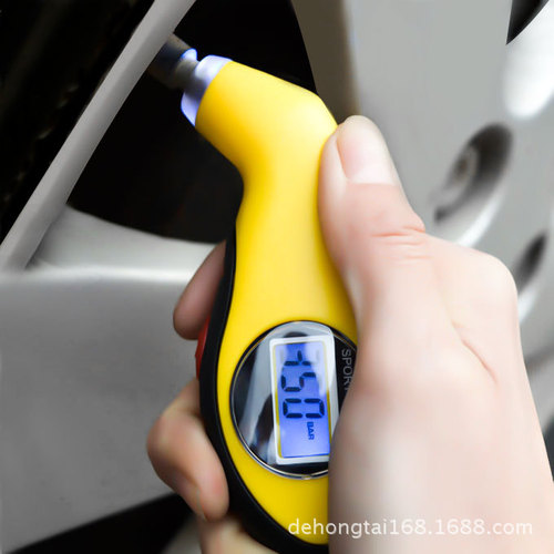 Car tire pressure gauge tire pressure band inflation high-precision digital electronic pressure detection gauge tire pressure monitor