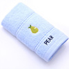 Supply wholesale logo absorption, easy to dry pure cotton towels, new universal stall thick embroidery children's towel