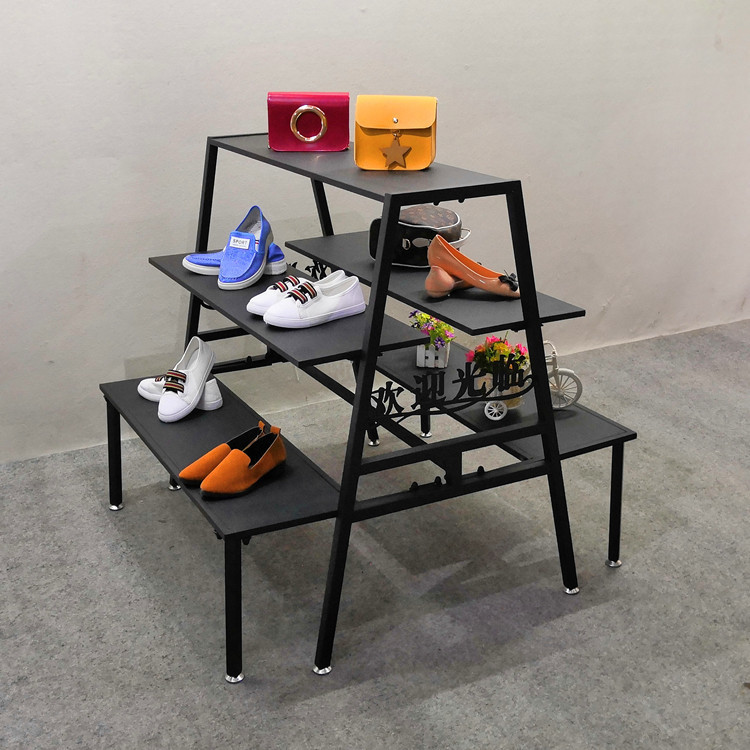 Clothing Store Shelf Display Rack Nakajima Rack Bag Display Cabinet Multi-Layer Bag Rack Shoe Rack Children's Clothing Display Rack Creative Water Table Clothing Store Shelf Display Rack Nakajima Rack Bag Display Cabinet Multi-Layer Bag Rack Shoe Rack Children's Clothing Display Rack Creative Water Table