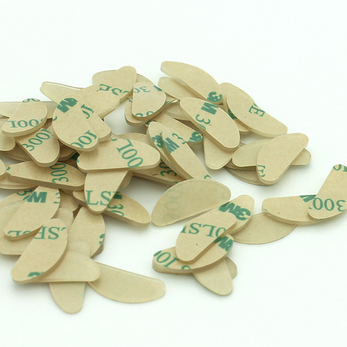 Manufacturer wholesale adhesive nose pads, plastic frame glasses anti-slip soft silicone D-shaped nose patches, sunglasses nose pads for heightening