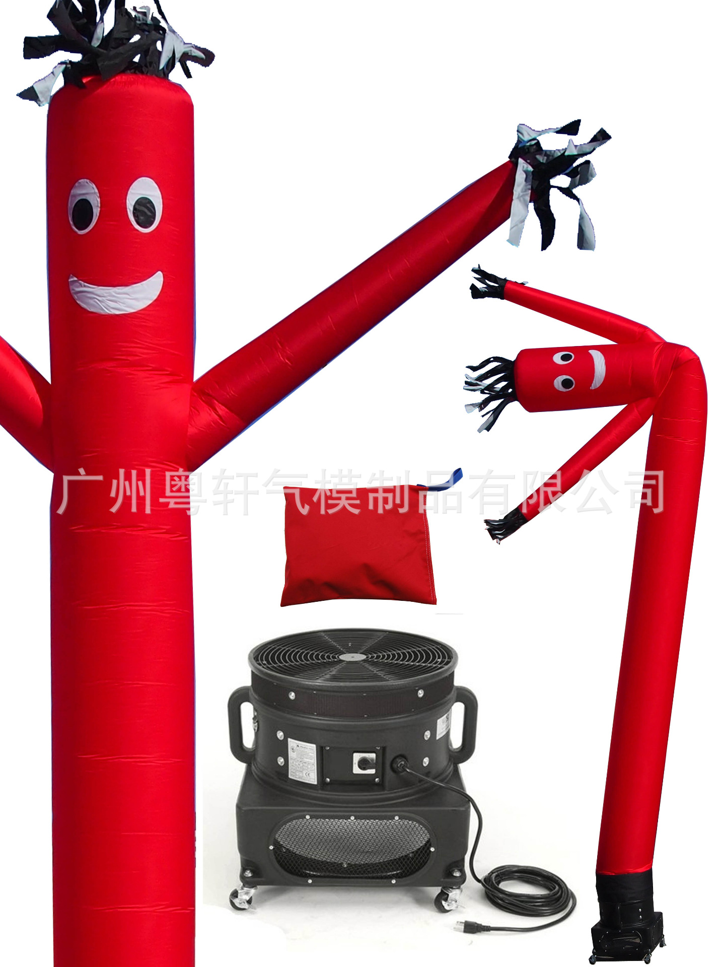 充气舞星 节日庆典空中跳舞人 人偶五星广告活动态卡通直管气模人