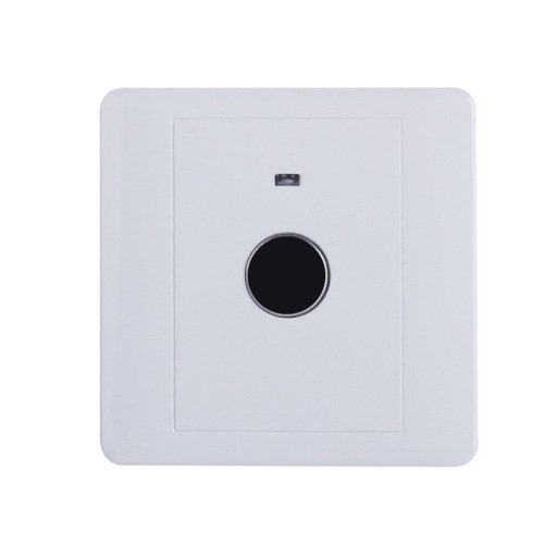 Second-line touch delay switch panel white 86 type concealed controllable light property corridor induction touch switch