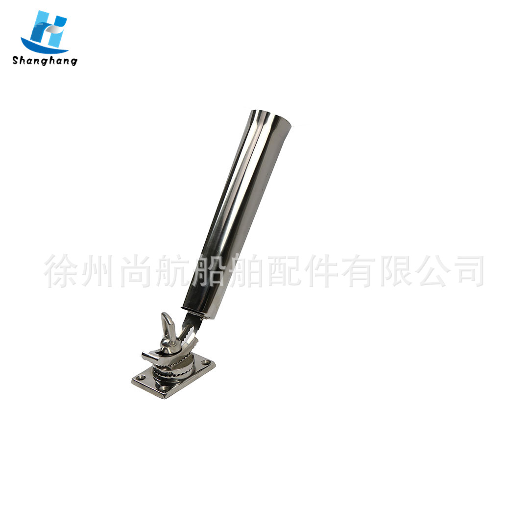 船用五金 旋转鱼竿支架 可旋转鱼竿座 不锈钢鱼竿座