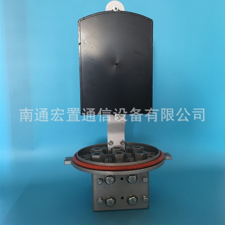 上海ADSS光缆塔用接头盒 金属24芯一进一出接线盒厂家图片