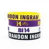 Lakers Basketball Star No. 14 Ingram Signature Bracelet Yingge Sports Training Nights Light Bracelet wristband