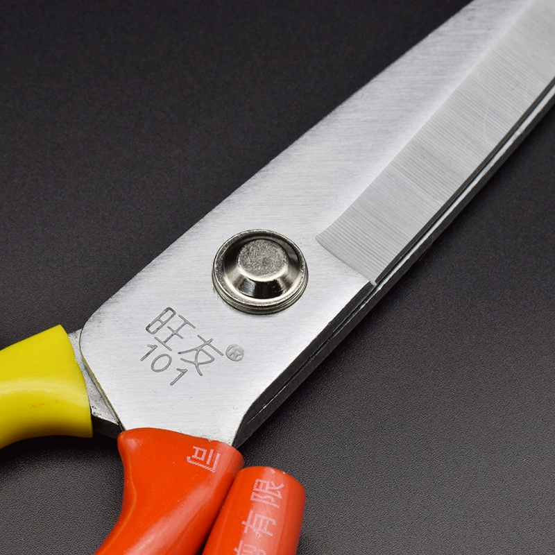 Extra -large scissors leather -cutting rust -proof industrial wool tailor cutting household kitchen sharp scissors