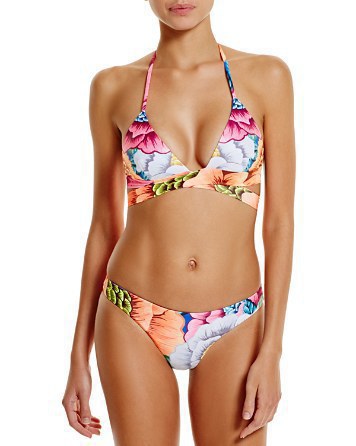 new printing bikini split swimsuit  NSHL10624