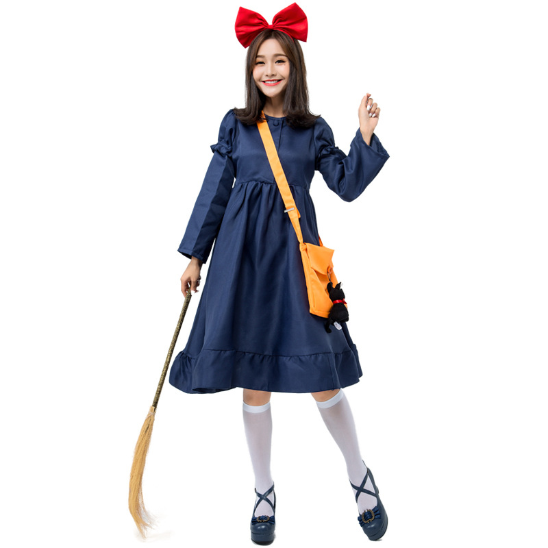 出口日本魔女宅急便女巫琪琪服装成人日系小魔女witch万圣节服装图片 高清大图 阿里巴巴