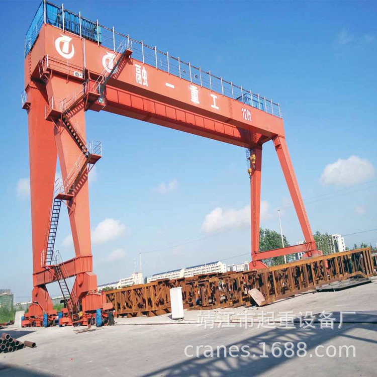 室外堆场用 电动双梁龙门吊 载重量d大 20t50t100t150t-阿里巴巴