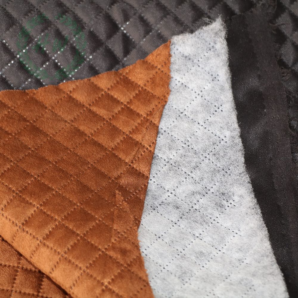 超声波压棉麂皮绒 喷胶棉绗棉 汽车内饰家纺帽子服装面料