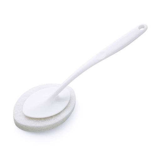 Bathroom long-handled sponge wiper brush wall cleaning brush bathtub sponge brush floor tile brush sponge scouring pad