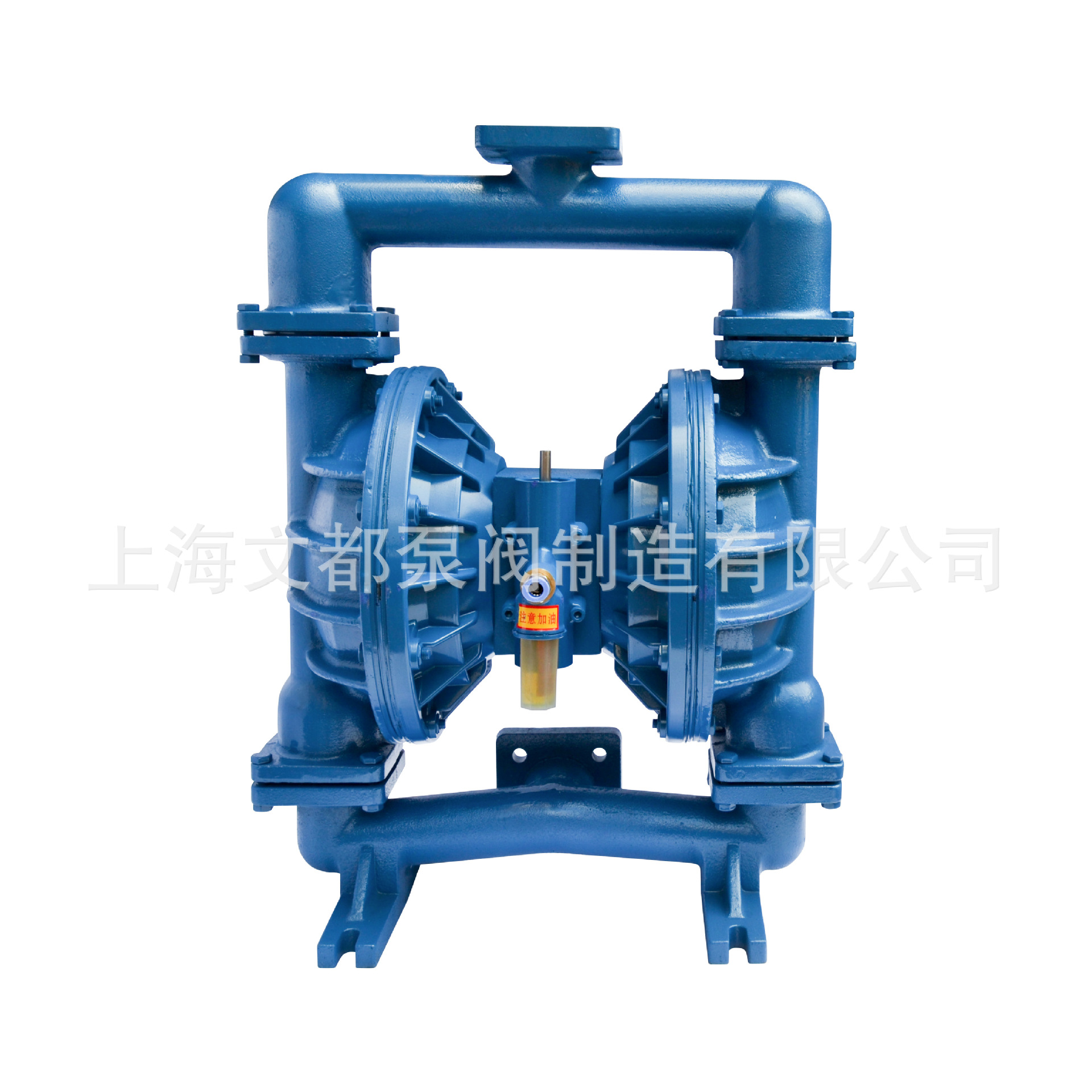 供应上海文都牌QBY-25型不锈钢衬氟气动隔膜泵化工泵压滤机泵