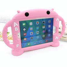 适用iPad mini air2 pro保护套卡通手提硅胶平板护套