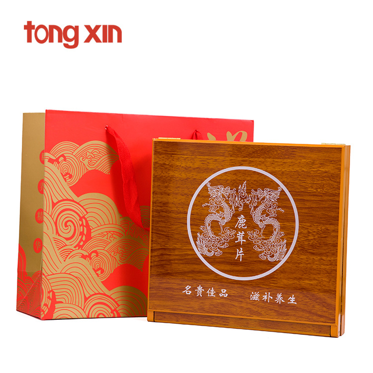 精美礼盒梅花鹿茸礼品盒东北鹿茸片15克100克包装盒厂家定制批发