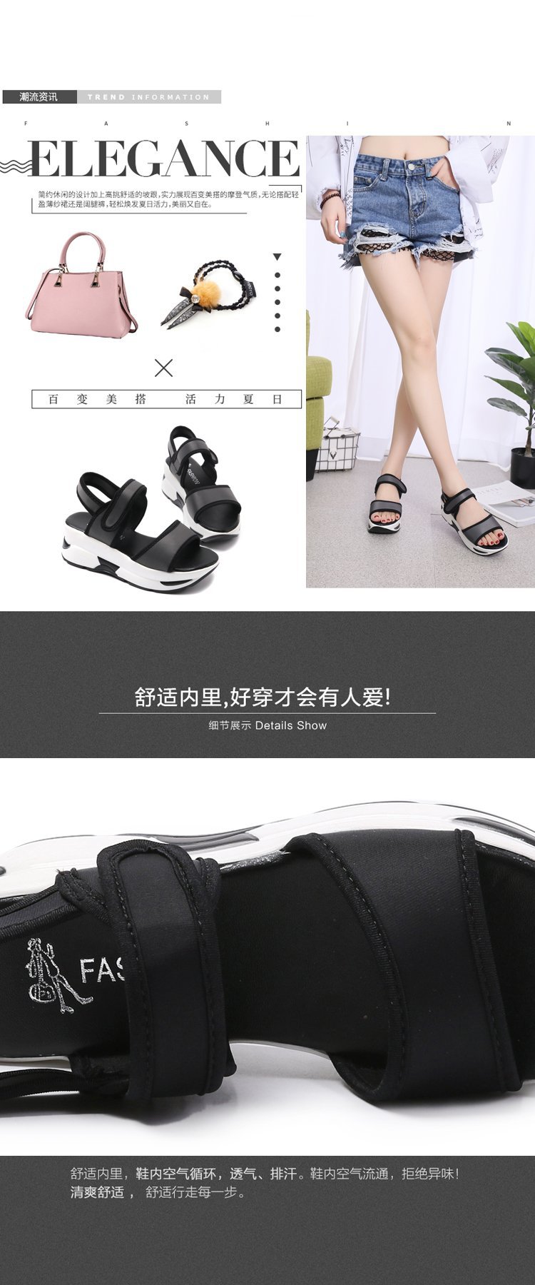 Chaussures été pour femme en Caoutchouc - Ref 3345500 Image 18