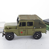 Foreign trade thermal selling iron crafts decoration Military model super large Beijing Jeep car model 212