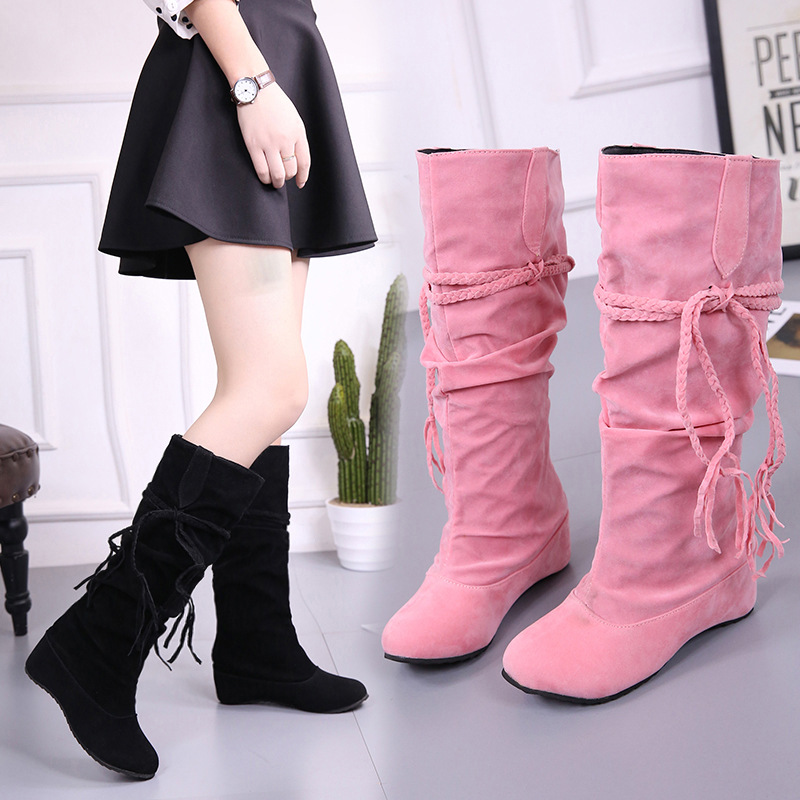 Bottes femme en Daim - Ref 3354693 Image 49