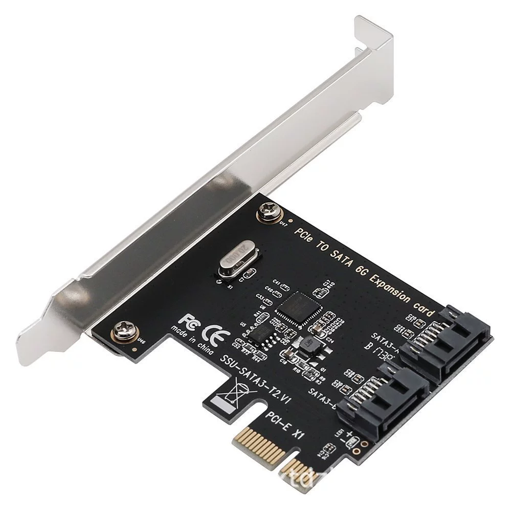 PCI-E на 2 порта STA3.0 карта расширения ASM1061 содержит короткий барьер