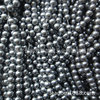 Black round beads from pearl, 5mm, 5mm, 5mm