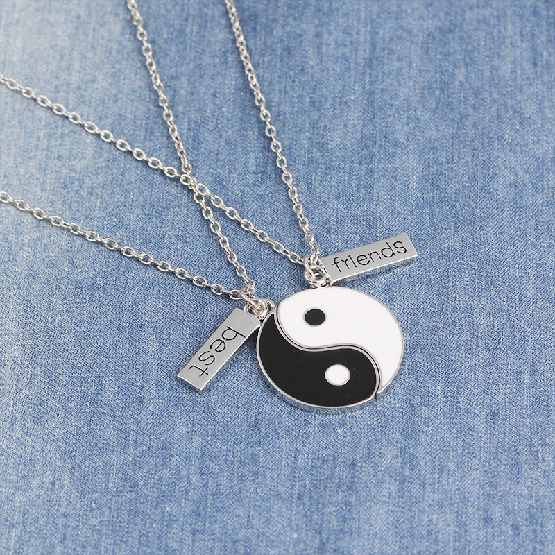 Nuevos Productos Fashion Friends Best Friends Necklace Yiwu Nihaojewelry Wholesale display picture 4