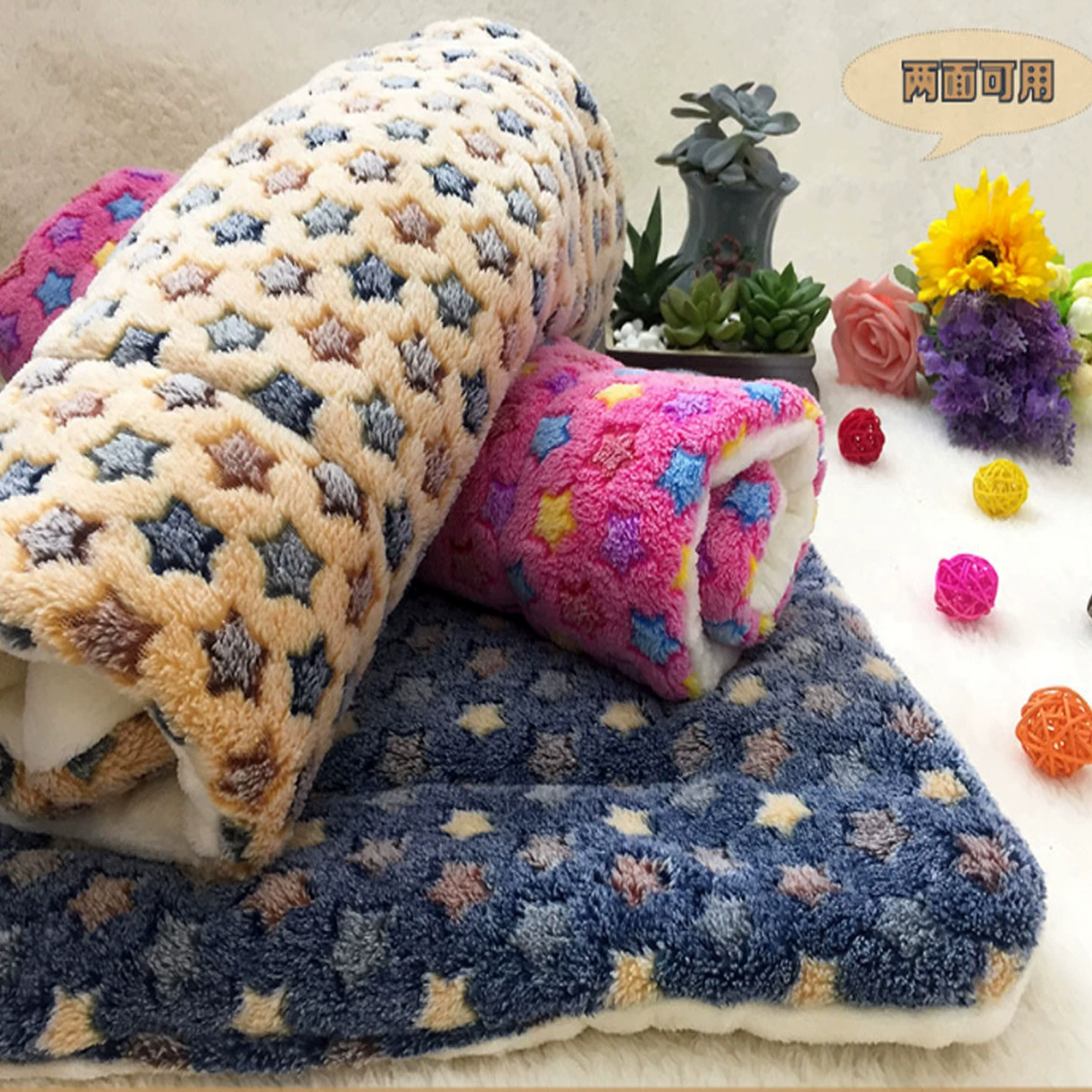 Домашнее животное Хлопковый коврик Кошачье гнездо Кошка Спальный коврик Собачье гнездо Коралловый флис Одеяло для собак Хлопковый коврик Утолщенный коврик для кошек