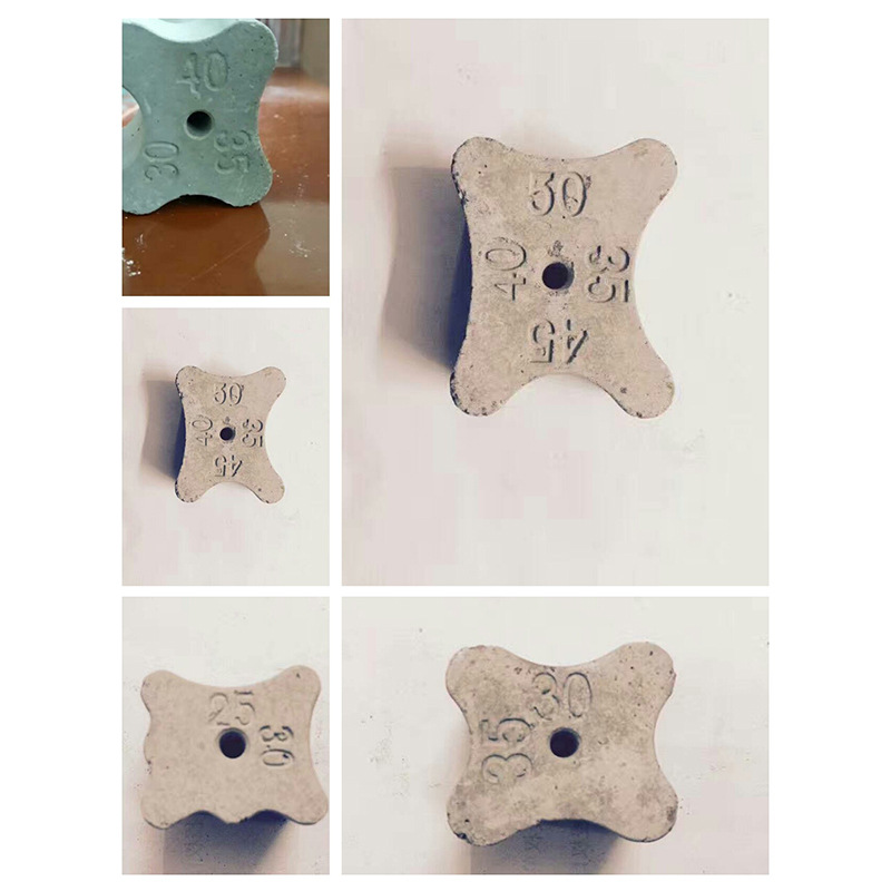 厂家直销 梅花形水泥垫块 高强度钢筋保护层水泥垫块水泥支撑垫块