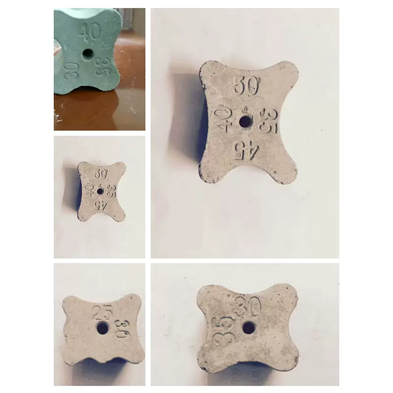 厂家直销 梅花形水泥垫块 高强度钢筋保护层水泥垫块水泥支撑垫块