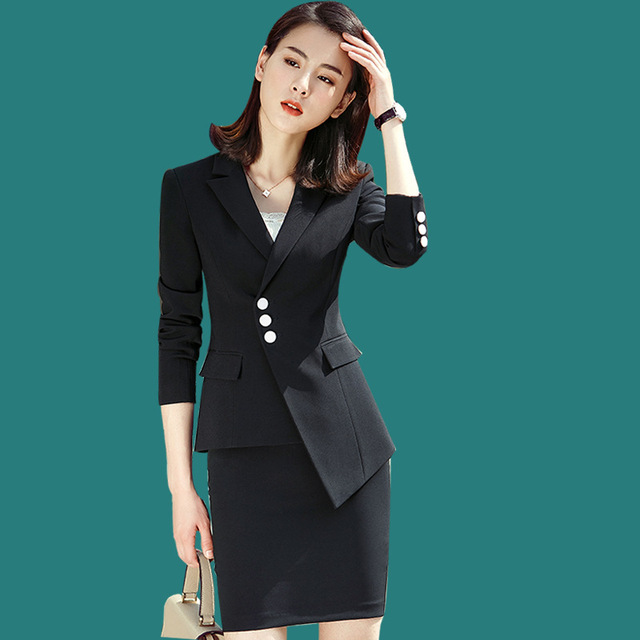 New style fashion self-cultivation teacher host work suit formal suit