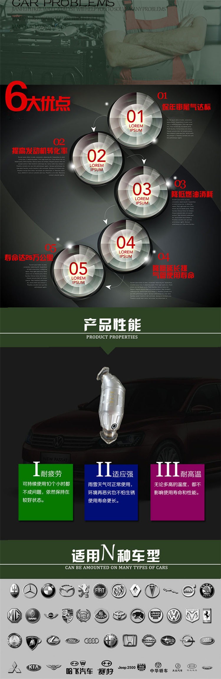 Factory Direct supply suitable for Nissan Nissan Teana Altima07-13 5L three-way catalytic original exhaust pipe