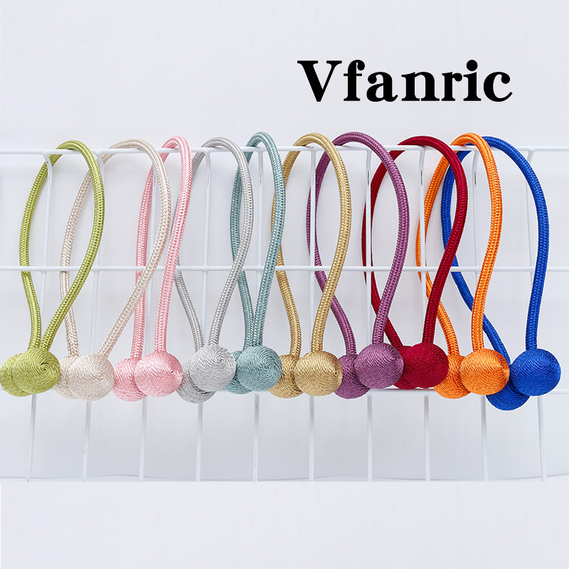 跨境創意窗簾扣 現代窗簾綁帶耳機磁扣綁繩窗簾配件輔料批發