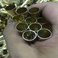 国标H65薄壁黄铜管 电镀加工 铜管表面处理 精密切割 无毛刺切割