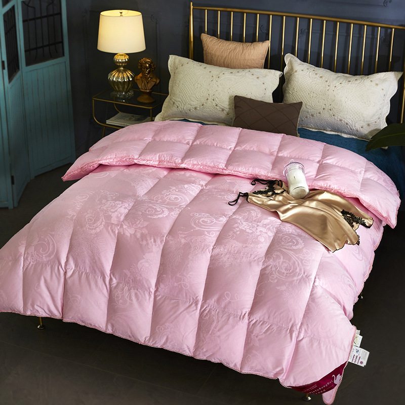 Geahchan Wedding celebration Goose down is Winter quilt Cotton Jacquard weave double-deck Li lining technology Multiple Filling customized Priced at wholesale