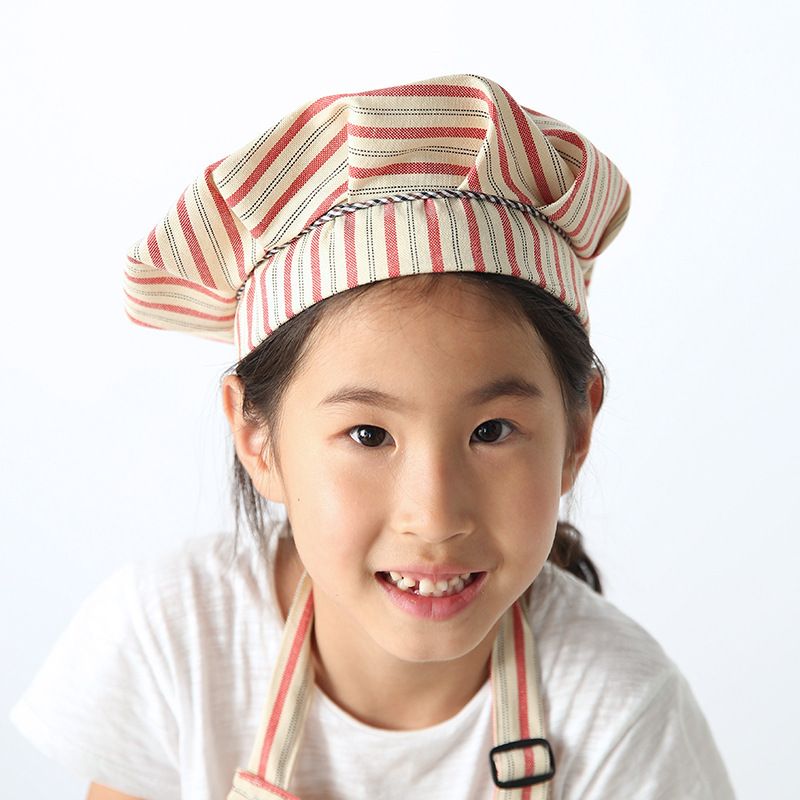 Delantal de los niños con mangas ropa chef traje lindo verano Delgado logotipo personalizado caligrafía creativa clase entrenamiento algodón y lino