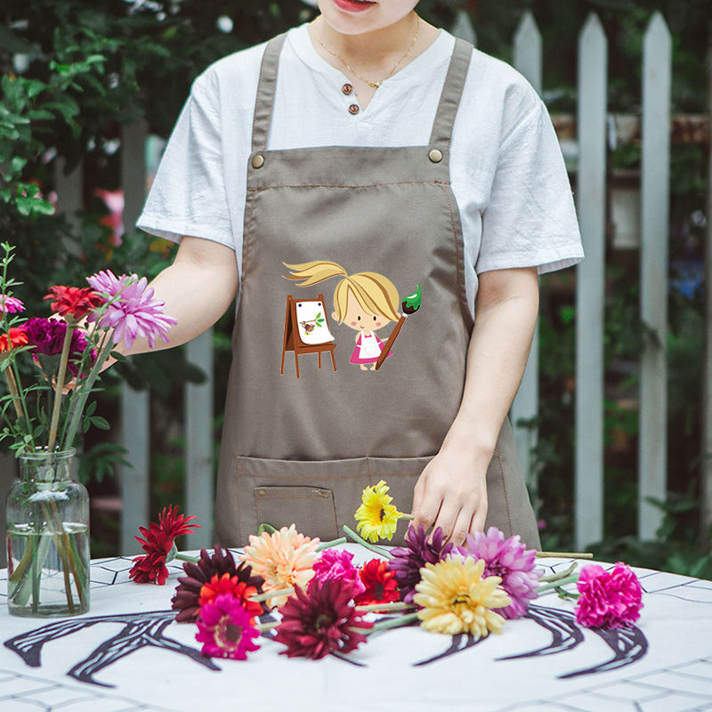 Actividad padre-hijo estudio delantal herramientas maestro jardín de infantes educación temprana entrenamiento maestro experiencia manual DIY multi-Bolsillo