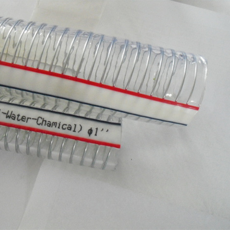 pvc钢丝管潍坊PVC 钢丝软管四季柔软 厂家直销量大从优钢丝管