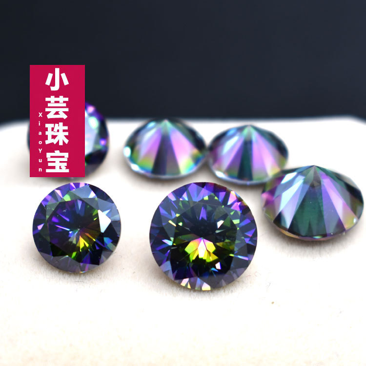 3mm至15mm彩色锆石圆形